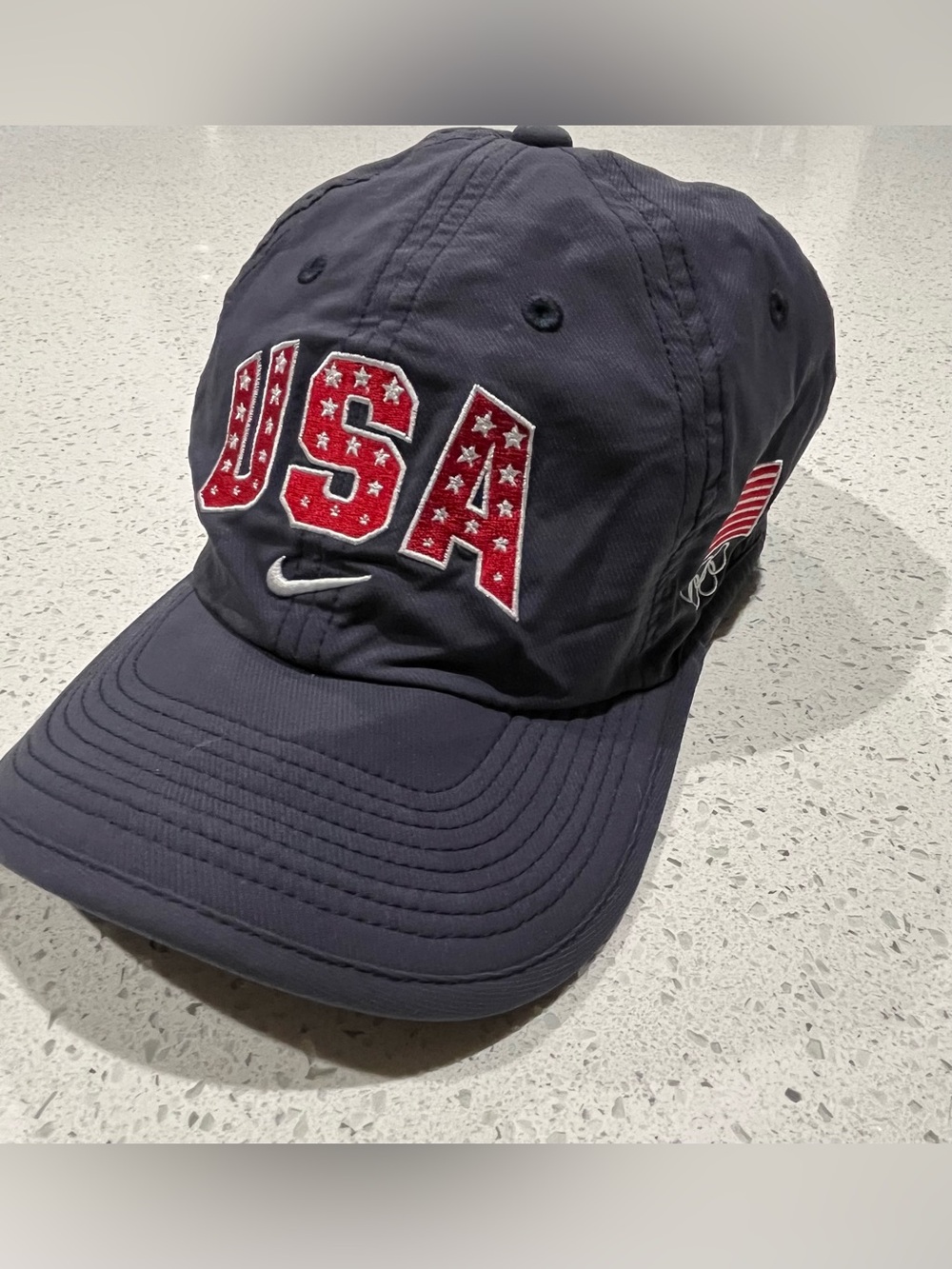 Nike Women's Dri-Fit USA Red/White/Blue Olympics Fan Baseball Cap One Size